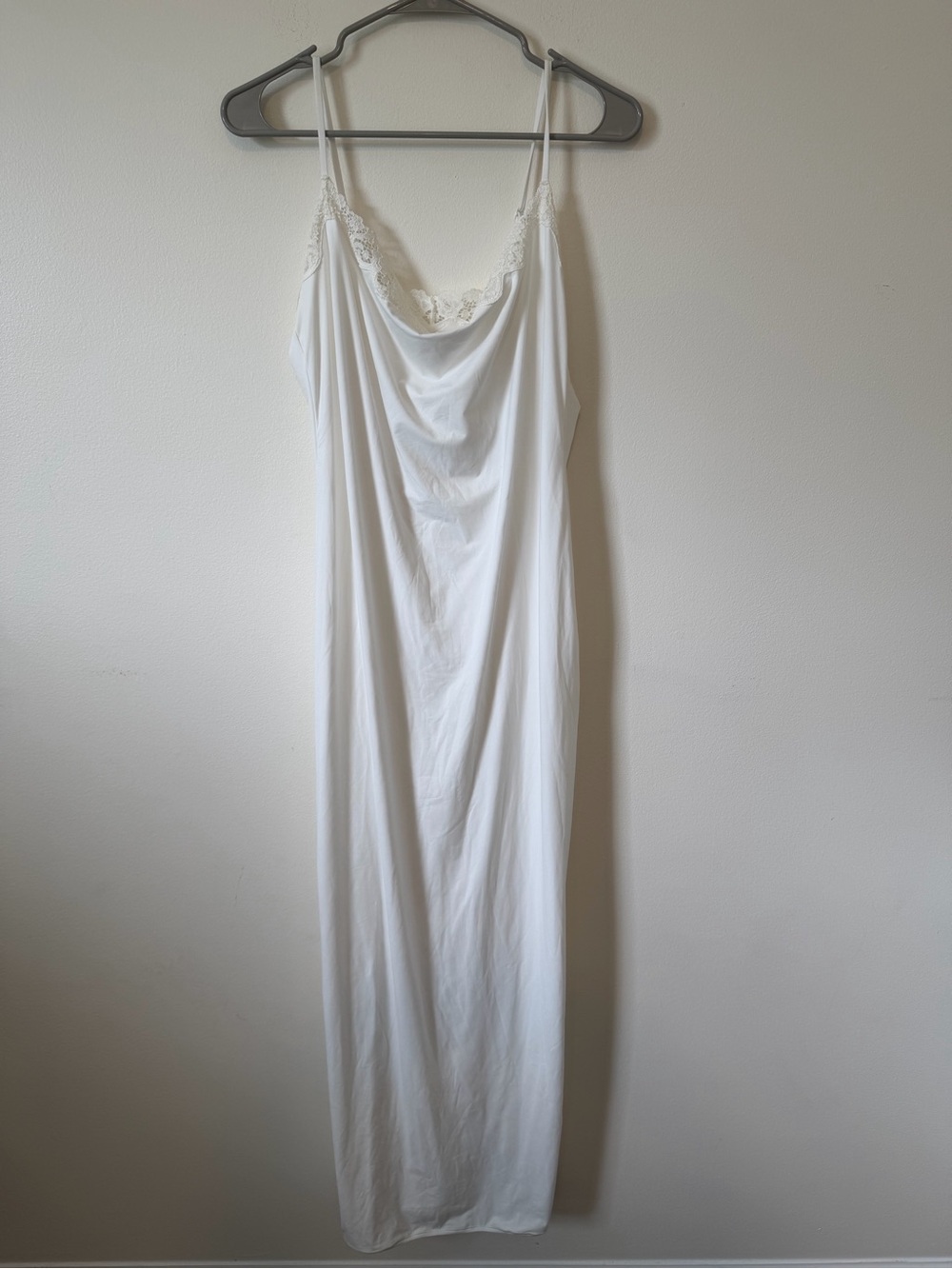 SKIMS Fits Everybody Lace Long Slip Dress- Color Marble 3X